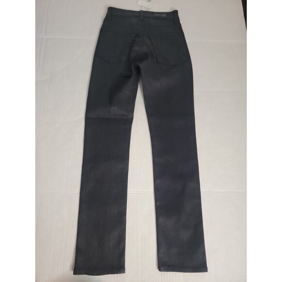 Adriano Goldschmied Jeans Sz 24 Alexxis Vintage Slim High Rise Faux Leather - Picture 10 of 12